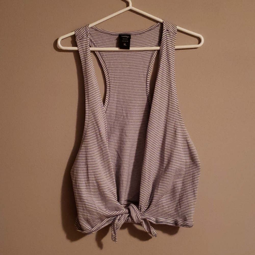 Vanity tie front vest, size XL